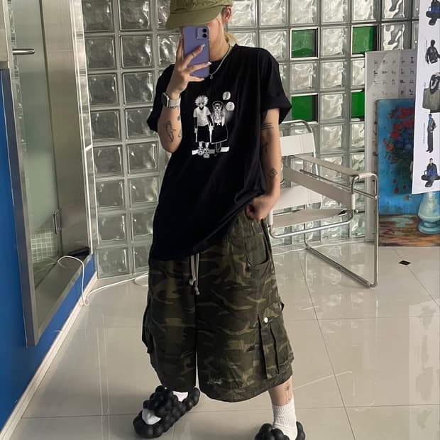 X HUNTER PRINT TEE X 헌터 프린트 티셔츠