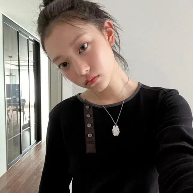 뉴진스 해린 착용 Sunonebird Angel Rabbit 토끼 목걸이