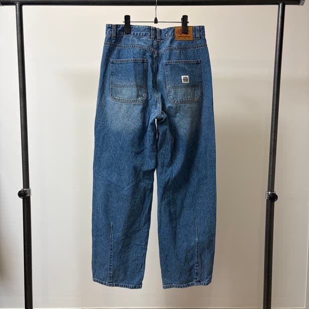 (30) 인세인개러지 x 슬로우 보이 콜라보 벌룬핏 데님 팬츠