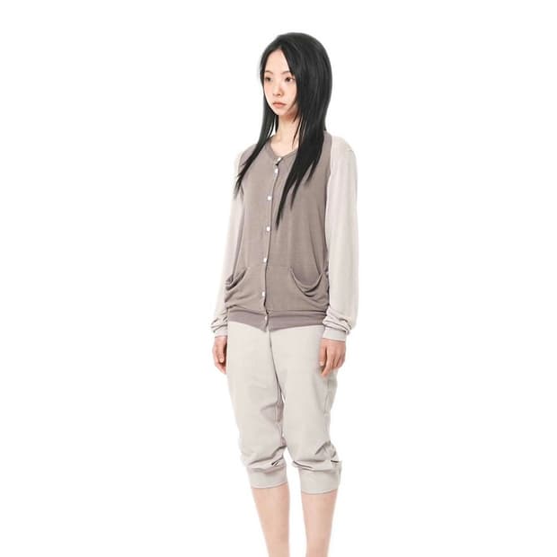 사파리스팟 1/2 cuff cropped pants (Ivory)