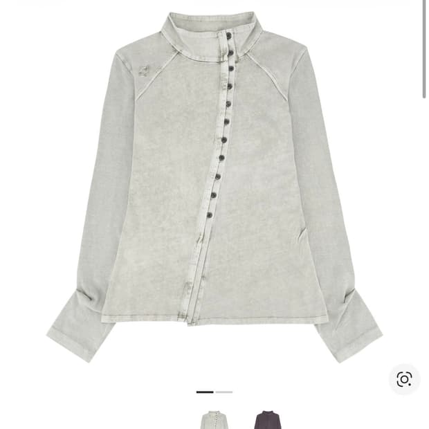 미스치프 워시드 저지 셔츠 라이트 베이지 M 