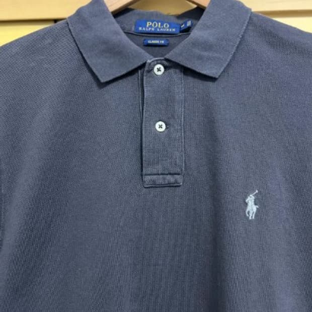 폴로랄프로렌 남성 차콜 PK카라반팔티셔츠 M