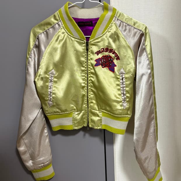 피조물 빈티지 크롭 스카쟌