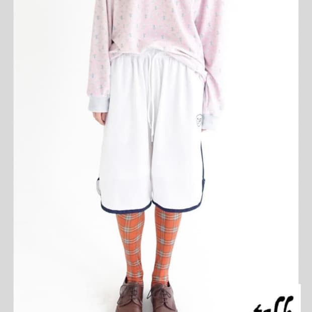 샵페어리 샤이닝 스포티 팬츠 화이트