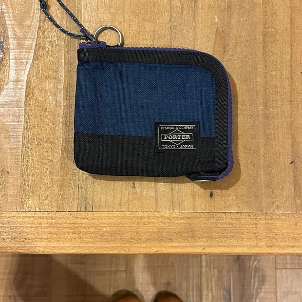 요시다 포터 투톤 지퍼 월렛