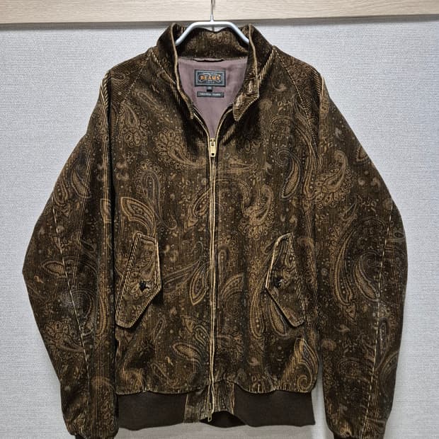 빔즈플러스 코듀로이 해링턴 자켓 M