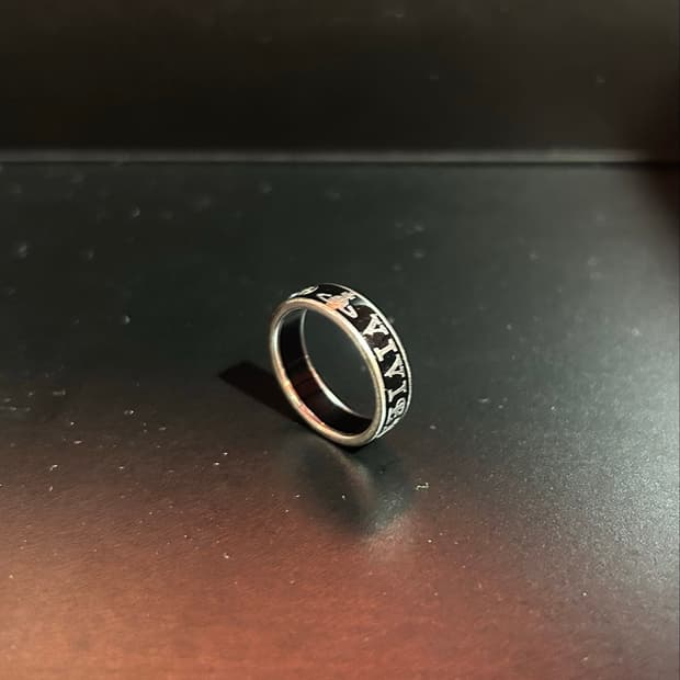 vivienne westwood ring 비비안 로고 레터링 반지