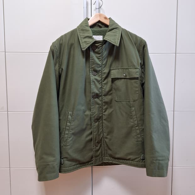 70s 오리지널 미해군 a2덱 자켓 m사이즈