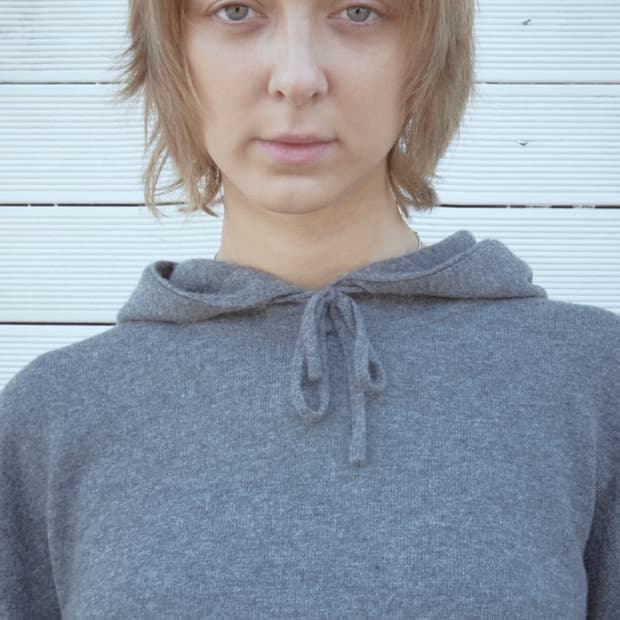 Mudule 004 Plain Hoodie Grey 4