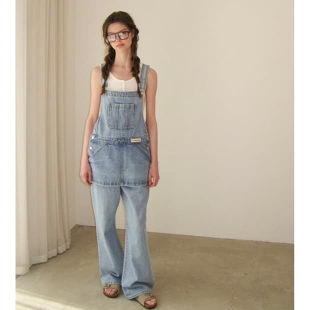 썸웨어버터 Cotton Overall 연청 새상품
