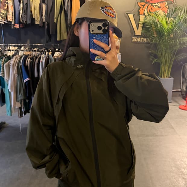 SAN SAN GEAR 산산기어X하이츠 윈드블락 셋업 올리브 
