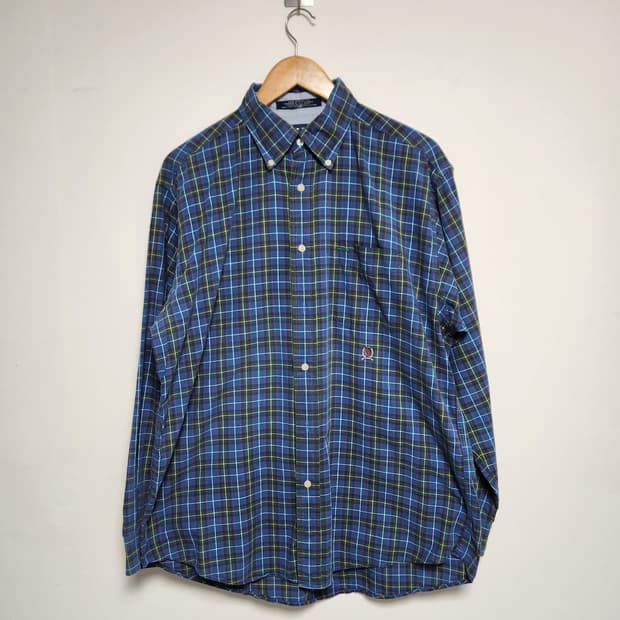 타미힐피거Tommy 코튼 체크 셔츠 M - S168