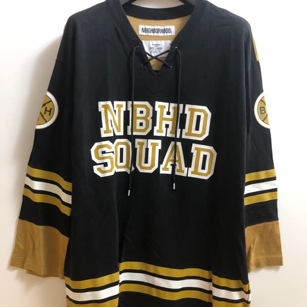 네이버후드 정품 하키 티셔츠