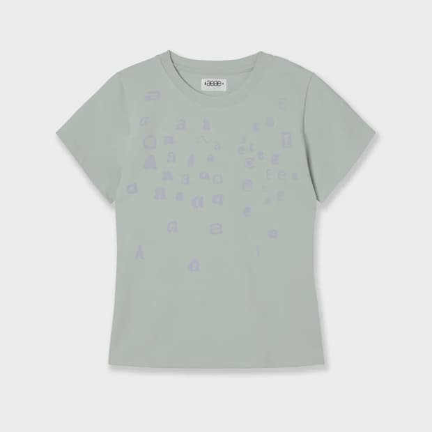 aeae mint 티셔츠 