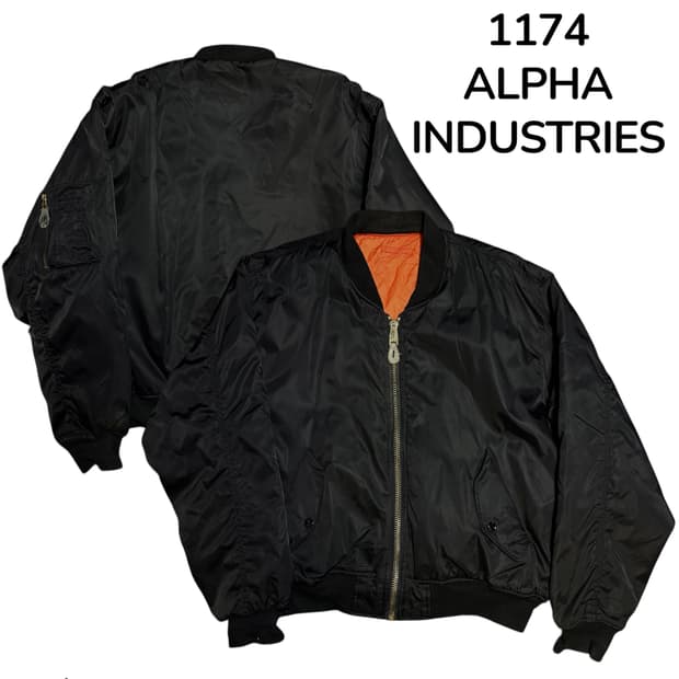 알파인더스트리 리버시블 마원 블랙 L