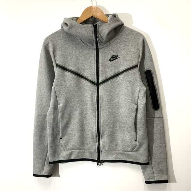 나이키 그레이 테크팩 후드집업