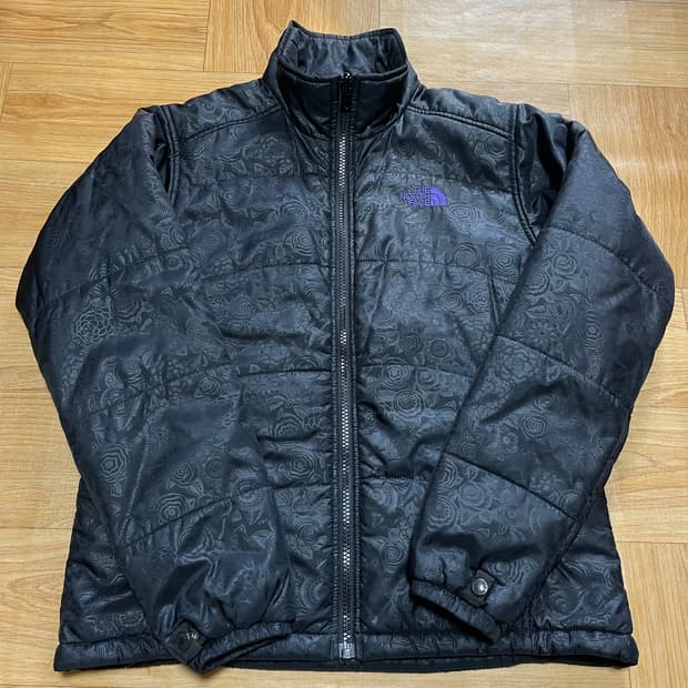 노스페이스 정품 여성용 내피용 패딩자켓 페이즐리패턴 85