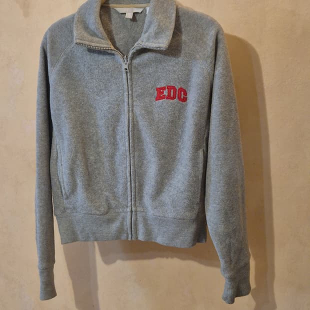 Esprit 에스프리 플리스 후리스 크롭 집업