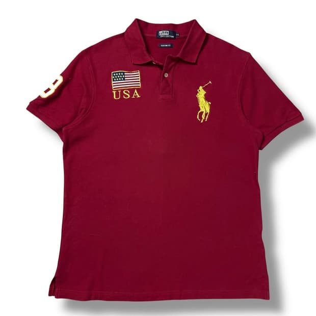 폴로 Usa 치프키프 레드 실측 L~Xl