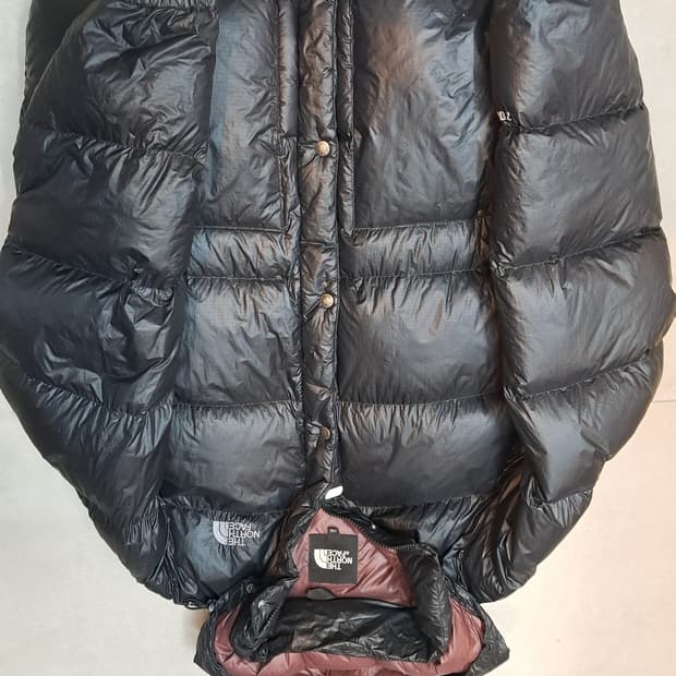 노스페이스 패딩 110 블랙