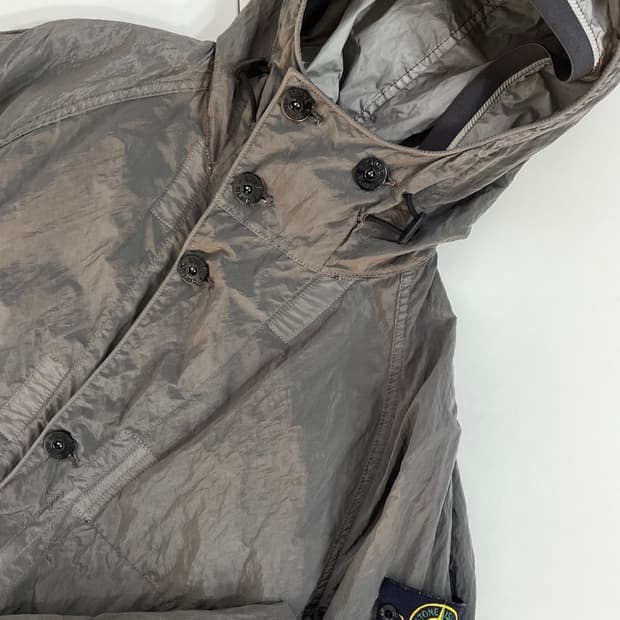 스톤 아일랜드 나일론 메탈 후드 자켓 