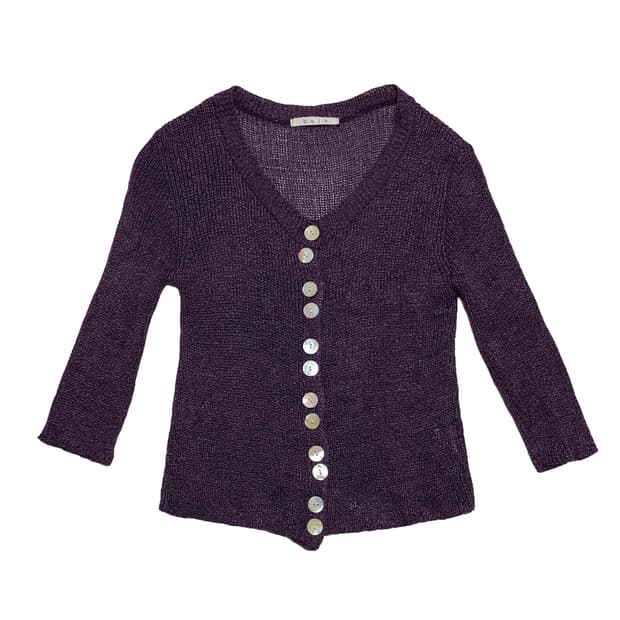 b.e.i.r mother-of-pearl button cardigan