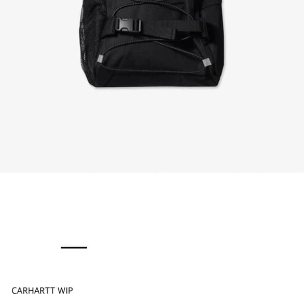 칼하트 WIP 블랙 백팩 새상품급 