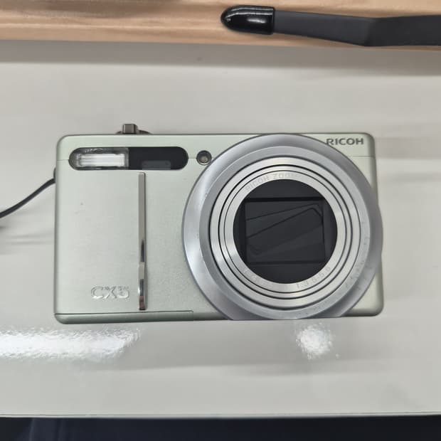 리코 ricoh cx5 실버 디카/ 디지털 카메라