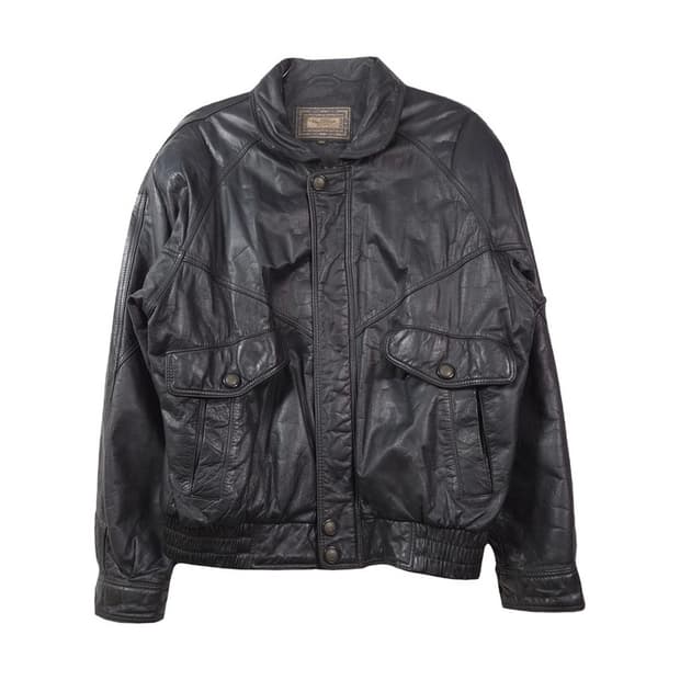 디노 가루치 헤비 소가죽 워크 자켓 L