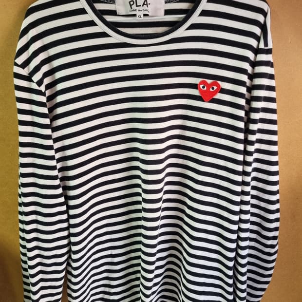 꼼데가르송 남성 긴팔 티셔츠 