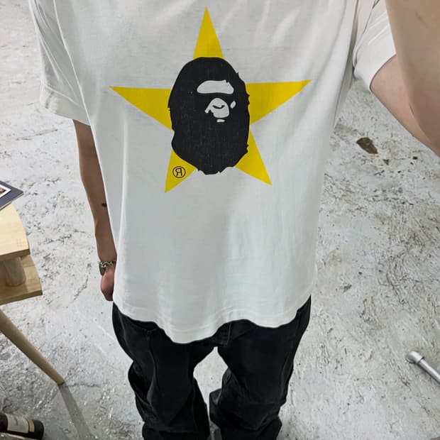 90s A BATHING APE saru ⭐️ tee 🇯🇵