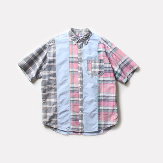 노스페이스퍼플라벨 패치워크셔츠_2780