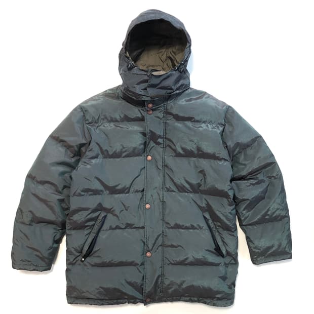 아르마니 시머 구스다운 후드 패딩 