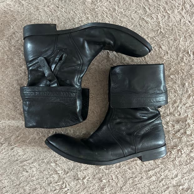90’s ringhio made cow leather boots
