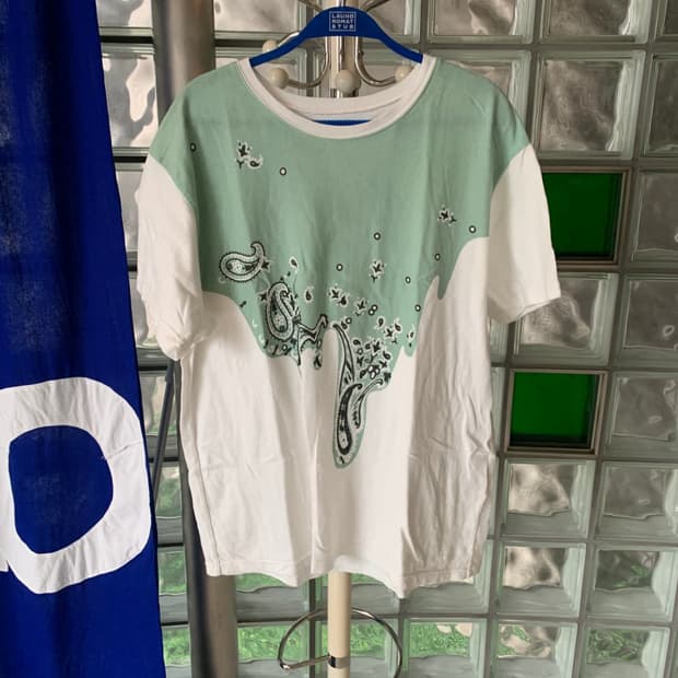 반다나 반팔 티셔츠 bandana short tee