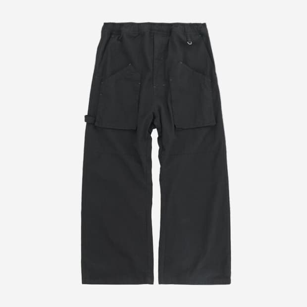 [1] 폴리테루 페인터 팬츠 블랙