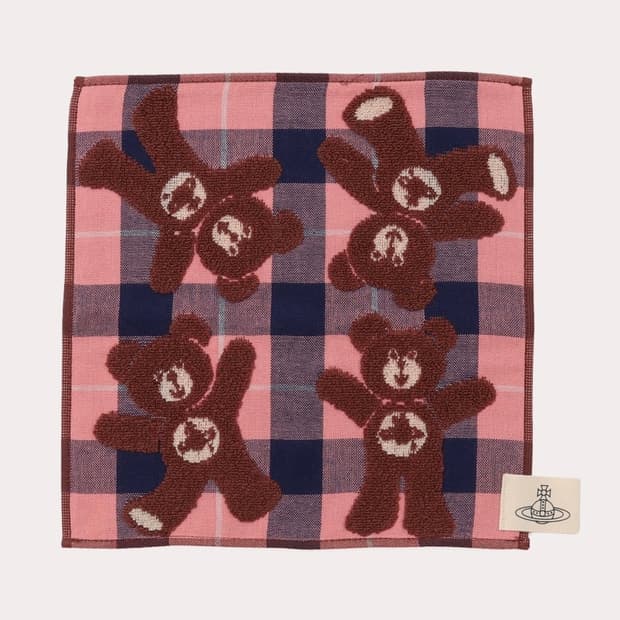 비비안웨스트우드 곰돌이 손수건