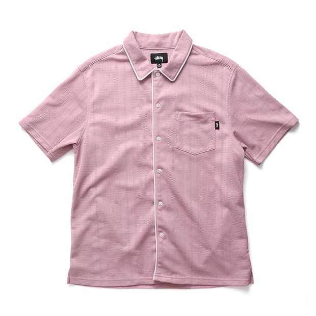 STUSSY Mesh Piping Shirt