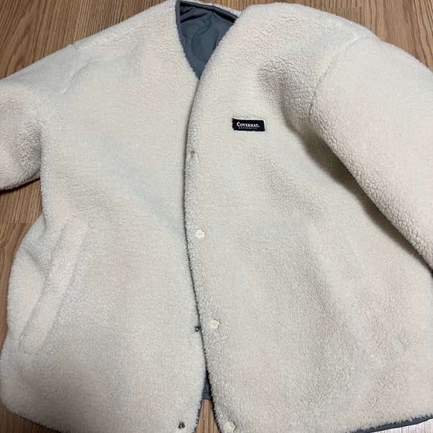 커버낫 양면 재킷 플리스 후리스 리버서블 퀄딩