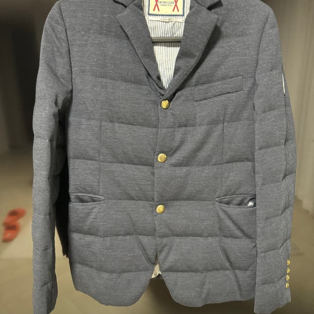 몽클레어 감마블루/ 패딩 블레이져/ 1사이즈