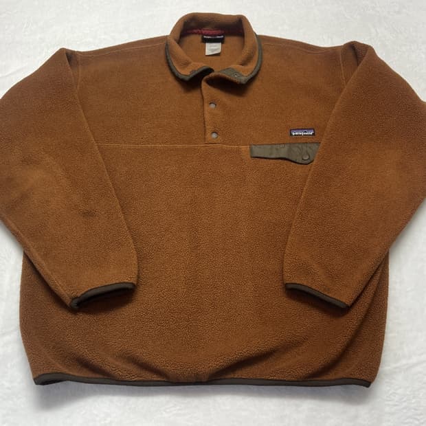 95FW 파타고니아 빈티지 신칠라 스냅-T 브라운 올리브 플리
