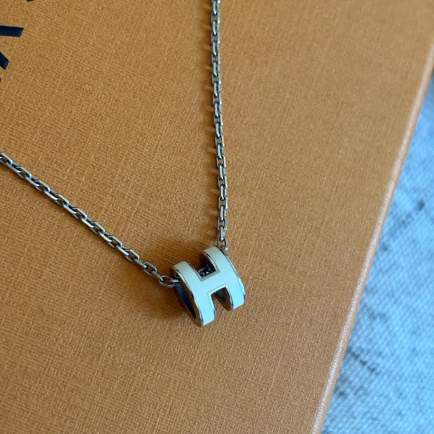 [새상품급]에르메스 미니 팝아슈 목걸이