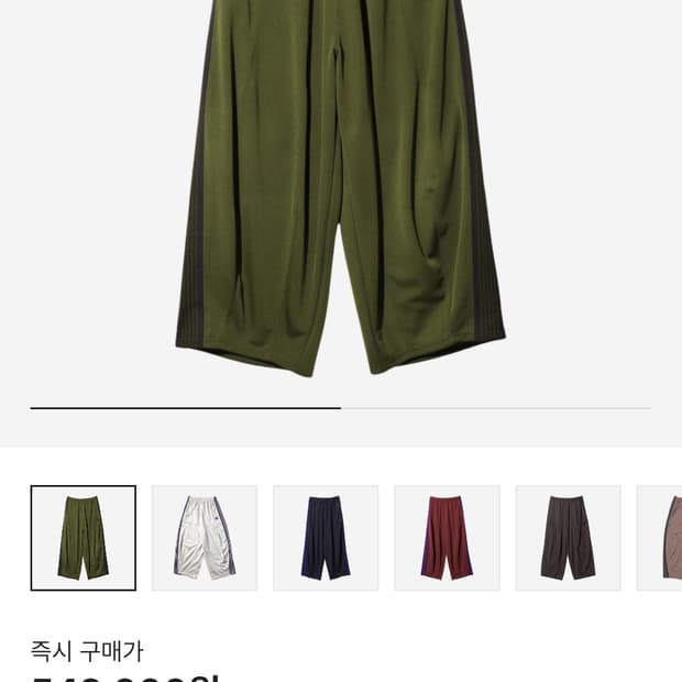 L 니들스 hd smooth olive스무스 올리브 바지
