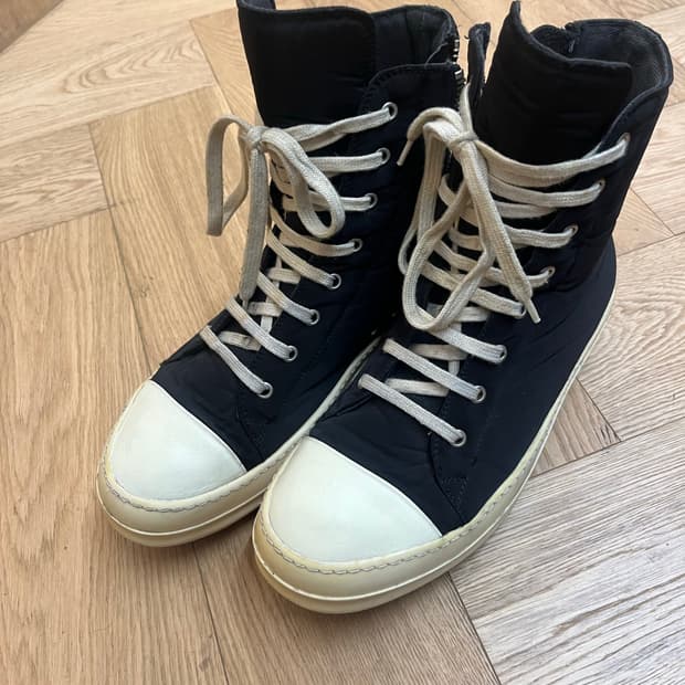 Rick Owens 다크쉐도우 나일론 라몬즈 하이 41