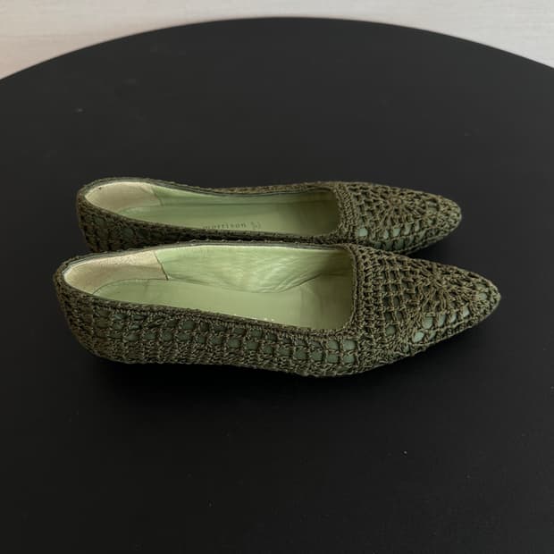 olive web 플랫슈즈 made in italy 240