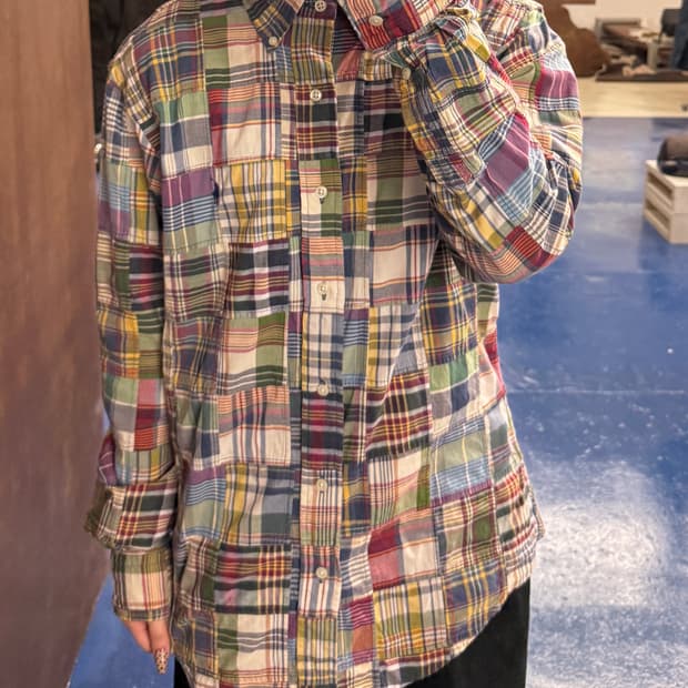 PRL 폴로 랄프로렌 마드라스 체크 셔츠