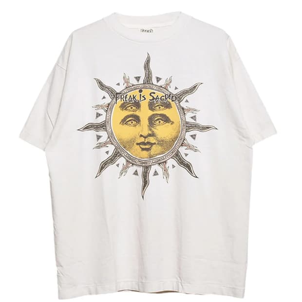 [새상품/XL] 세인트미카엘 x CPFM 썬 반팔 티셔츠 화이트