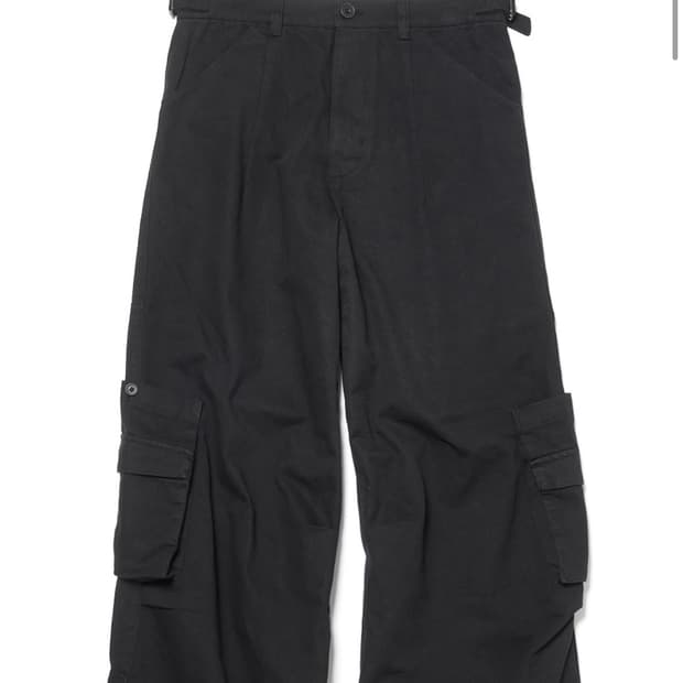 2) 해칭룸 카고치노 팬츠 블랙