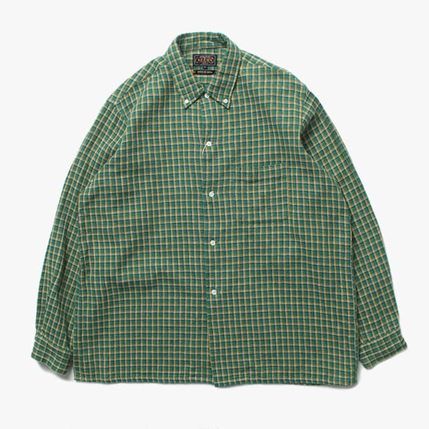  BEAMS PLUS "Green Check Shirts"