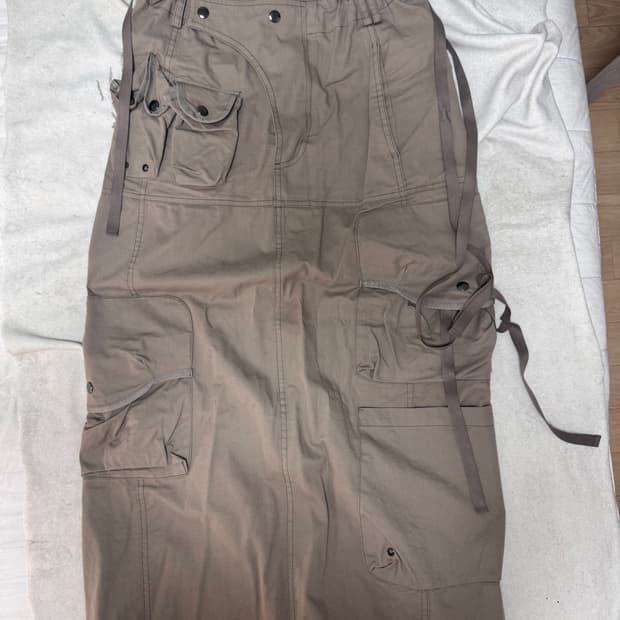 Nache 롱 카고 스커트